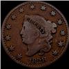 Image 1 : 1828 Coronet Head Large Cent NICELY CIRCULATED