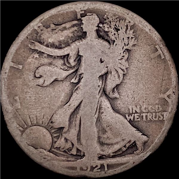 1921-S Silver Walking Liberty Half Dollar NICELY CIRCULATED
