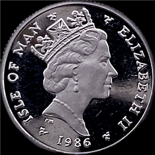 1986 Platinum 1/10 oz Isle of Man Tenth Noble CHOICE PROOF