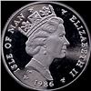 Image 1 : 1986 Platinum 1/10 oz Isle of Man Tenth Noble CHOICE PROOF