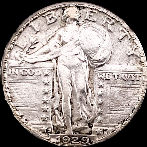 1929 Standing Liberty Silver Quarter CLOSELY UNCIRCULATED