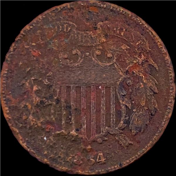 1864 Two-Cent Piece NICELY CIRCULATED