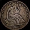 Image 1 : 1858-O Silver Half Dollar (Seated Liberty) NICELY CIRCULATED