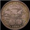Image 2 : 1893 Silver Columbian Half Dollar CHOICE AU