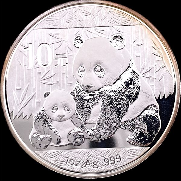 2012 Silver 10 Yuan Chinese Panda 1 oz CHOICE PROOF