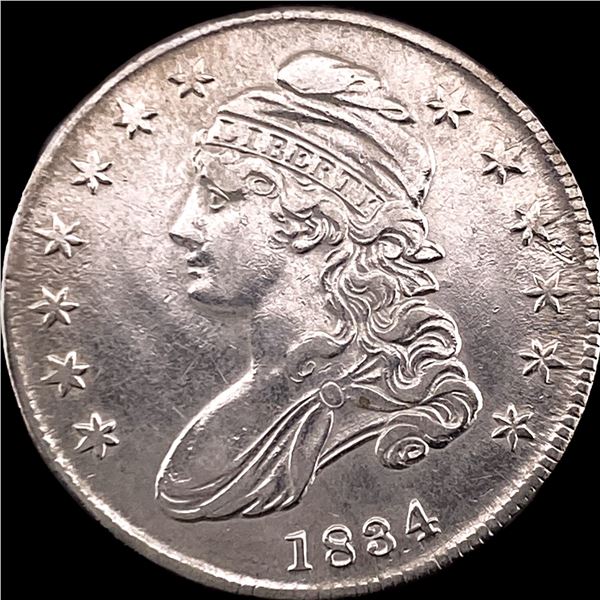 1834 Capped Bust Half Dollar CLOSELY UNCIRCULATED
