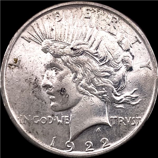 1922 Silver Peace Dollar CLOSELY UNCIRCULATED