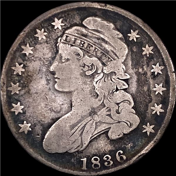 1836 Capped Bust Half Dollar NICELY CIRCULATED
