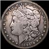 Image 1 : 1894-S Silver Morgan Dollar NICELY CIRCULATED