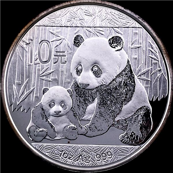 2012 Silver 10 Yuan Chinese Panda 1 oz CHOICE PROOF