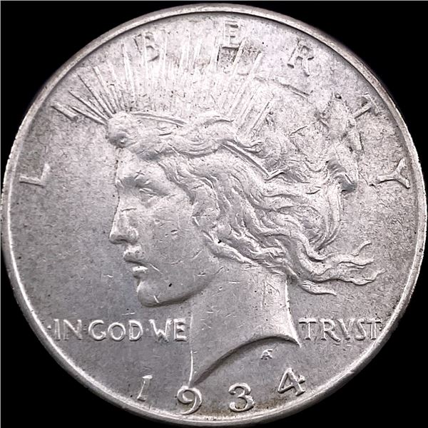 1934-D Silver Peace Dollar CLOSELY UNCIRCULATED