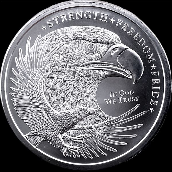 Golden State Mint 2 oz Silver Round SUPERB GEM BU