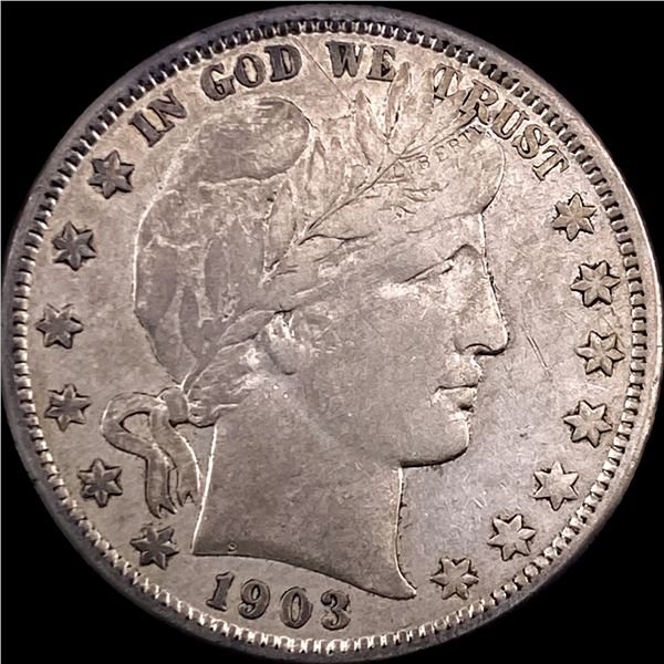 1903-O Silver Barber Half Dollar LIGHTLY CIRCULATED