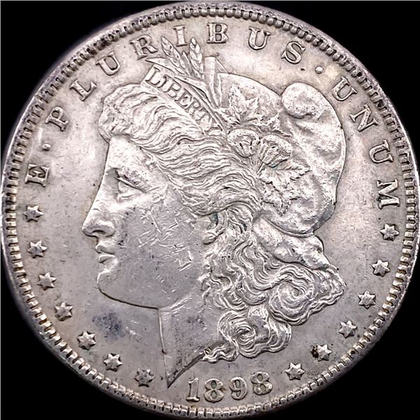 1898 Silver Morgan Dollar CLOSELY UNCIRCULATED