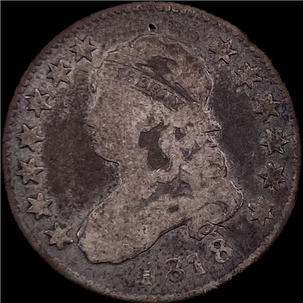 1818 Capped Bust Quarter NICELY CIRCULATED
