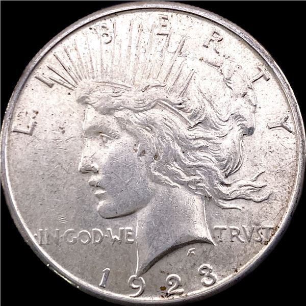 1923 Silver Peace Dollar CLOSELY UNCIRCULATED