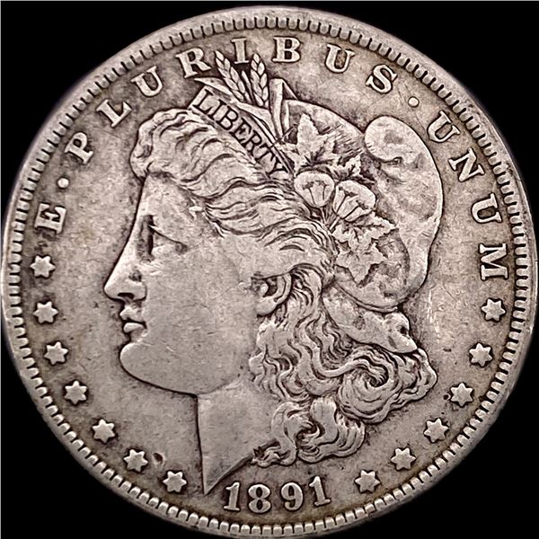 1891-O Silver Morgan Dollar LIGHTLY CIRCULATED
