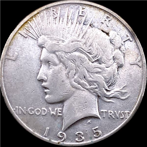 1935-S Silver Peace Dollar LIGHTLY CIRCULATED