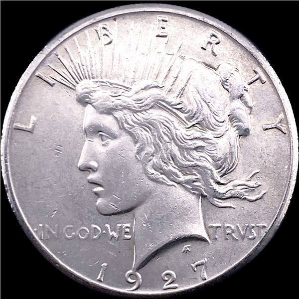 1927 Silver Peace Dollar CLOSELY UNCIRCULATED