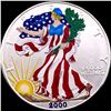Image 1 : 2000 1 oz Silver American Eagle Colorized SUPERB GEM BU