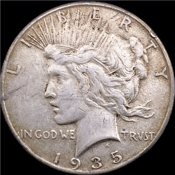 1935 Silver Peace Dollar CLOSELY UNCIRCULATED