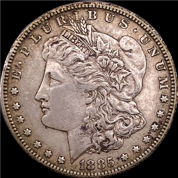 1885-S Silver Morgan Dollar NEARLY UNCIRCULATED