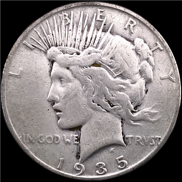 1935-S Silver Peace Dollar NICELY CIRCULATED