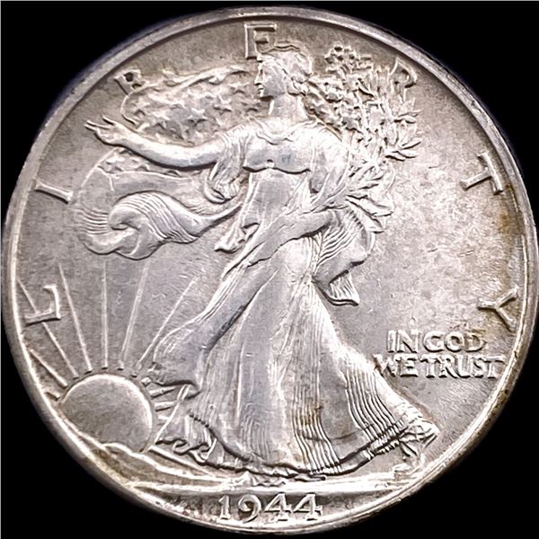 1944-S Silver Half Dollar Walking Liberty CHOICE AU