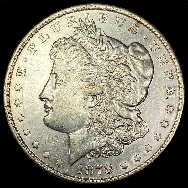 1878-S Silver Morgan Dollar CLOSELY UNCIRCULATED