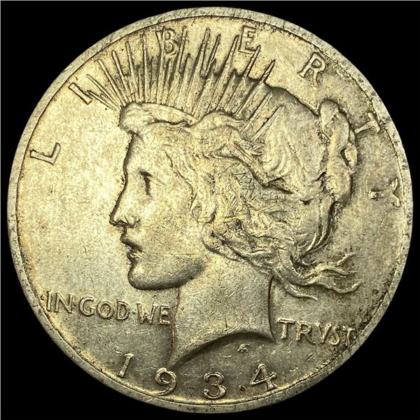 1934-D Silver Peace Dollar CLOSELY UNCIRCULATED