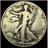 Image 1 : 1938-D Silver Half Dollar Walking Liberty NICELY CIRCULATED