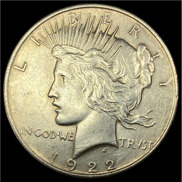 1922 Silver Peace Dollar CLOSELY UNCIRCULATED