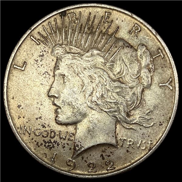 1922 Silver Peace Dollar CLOSELY UNCIRCULATED