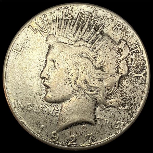 1927-S Silver Peace Dollar NEARLY UNCIRCULATED