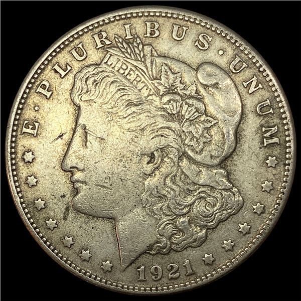 1921-S Silver Morgan Dollar LIGHTLY CIRCULATED