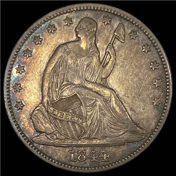 1844 Seated Liberty Half Dollar CLOSELY UNCIRCULATED