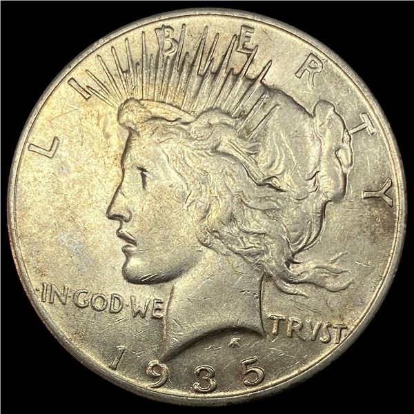 1935-S Silver Peace Dollar CLOSELY UNCIRCULATED