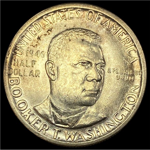 1946 Silver Half Dollar Booker T. Washington UNCIRCULATED