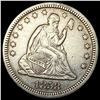Image 1 : 1858 Silver Seated Liberty Quarter NEARLY UNCIRCULATED