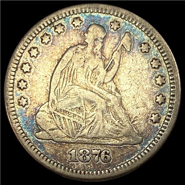 1876 Seated Liberty Quarter LIGHTLY CIRCULATED