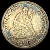 Image 1 : 1876 Seated Liberty Quarter LIGHTLY CIRCULATED