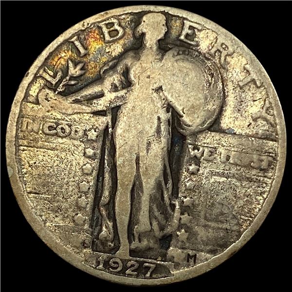 1927-S Silver Standing Liberty Quarter NICELY CIRCULATED