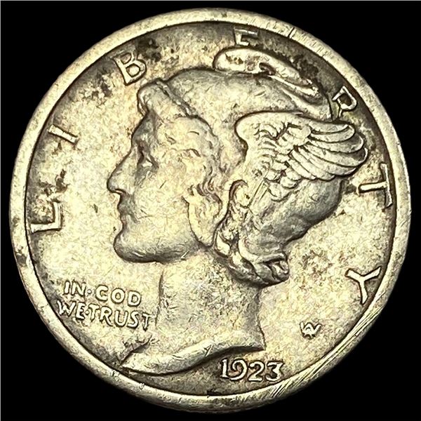 1923-S Silver Mercury Dime NEARLY UNCIRCULATED