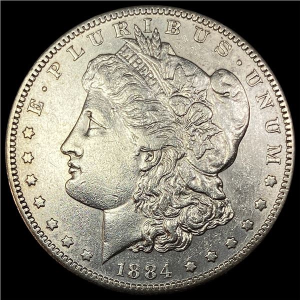1884-S Silver Morgan Dollar CLOSELY UNCIRCULATED