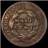 Image 2 : 1828 Classic Head Half Cent NICELY CIRCULATED