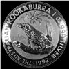 Image 1 : 1992 Silver 1 oz Australian Kookaburra $1 CHOICE PROOF