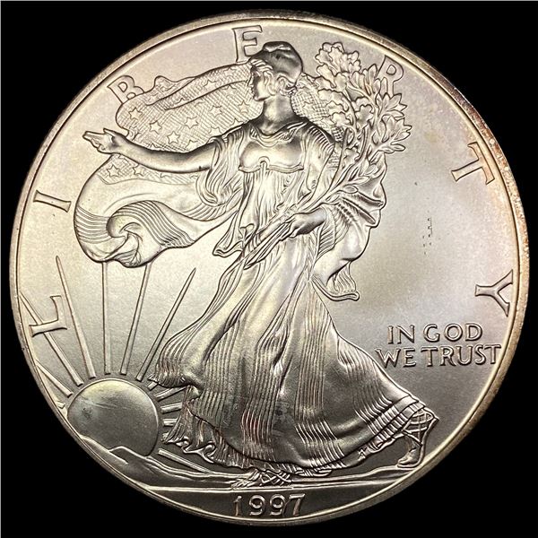 1997 Silver American Eagle $1 SUPERB GEM BU