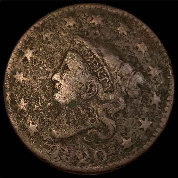 1846 Braided Hair Large Cent NICELY CIRCULATED