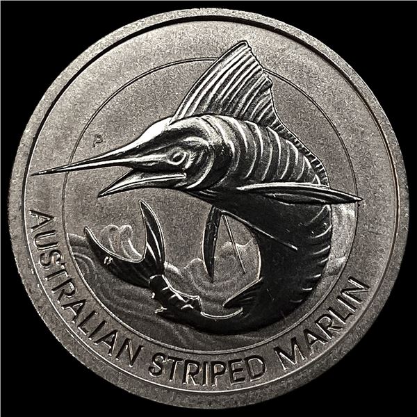 2020 Platinum 1/3 oz Australian $30 Striped Marlin SUPERB GEM BU