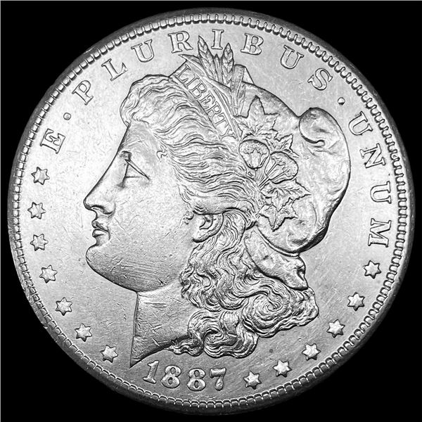 1887-S Silver Morgan Dollar CLOSELY UNCIRCULATED